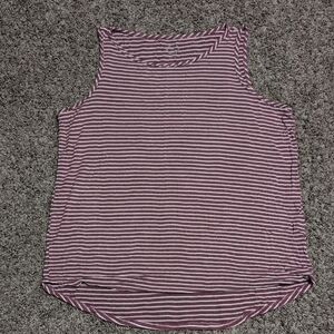 Striped Purple/Burgundy Tank